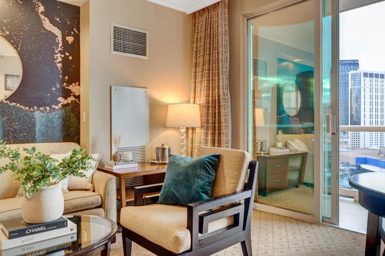 Balcony Full Strip View Suite Mgm Signature Free Valet ラスベガス エクステリア 写真